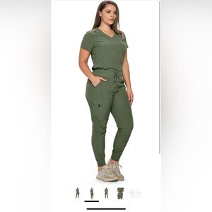 Monarch Olive Green Scrubs